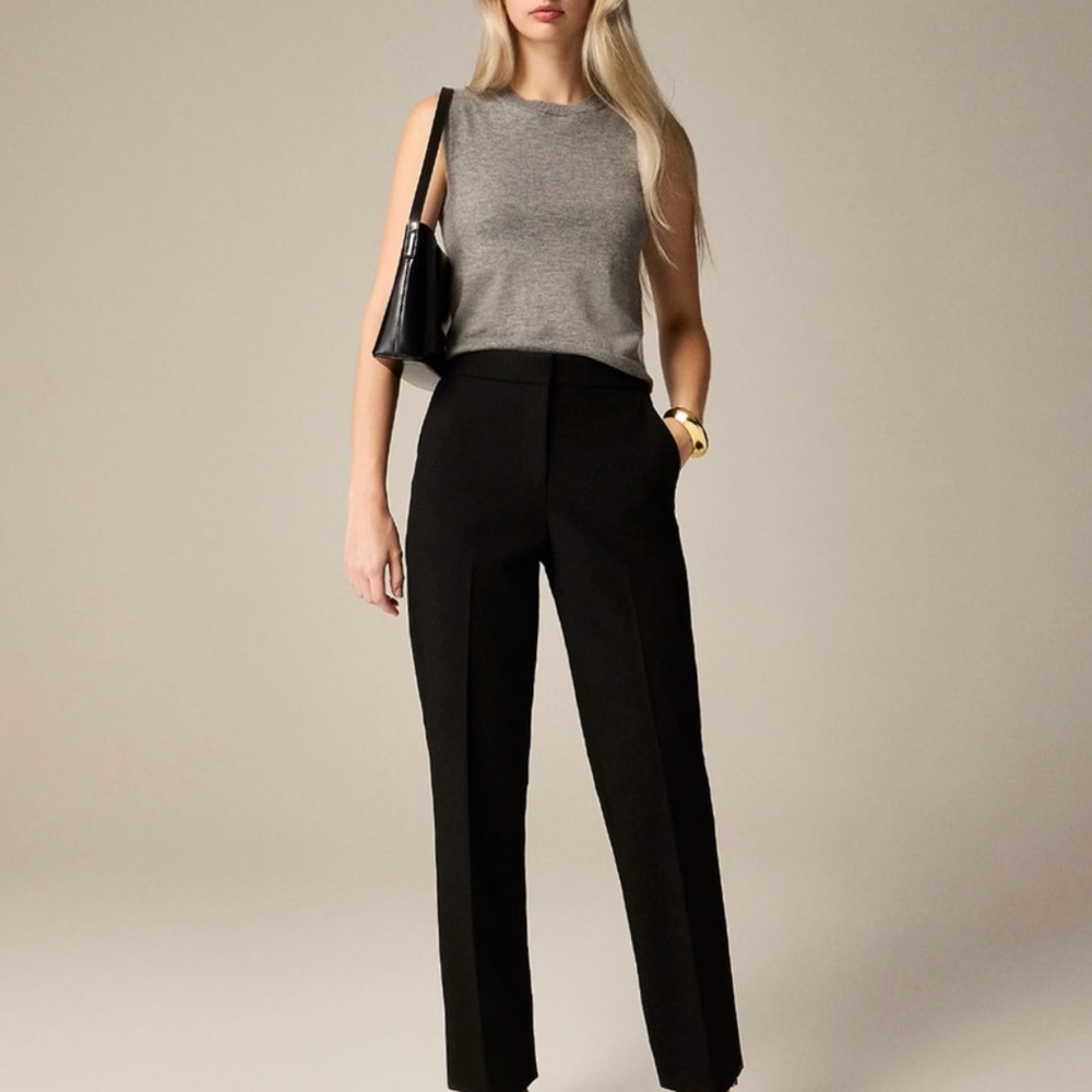 J. Crew Black Straight Leg Pants